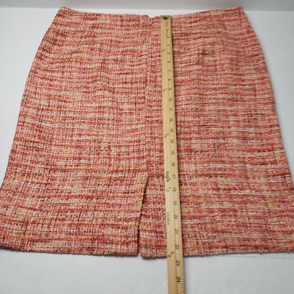 Talbots Pink-Cream Tweed Jacket and Skirt Set - Picture 14 of 16